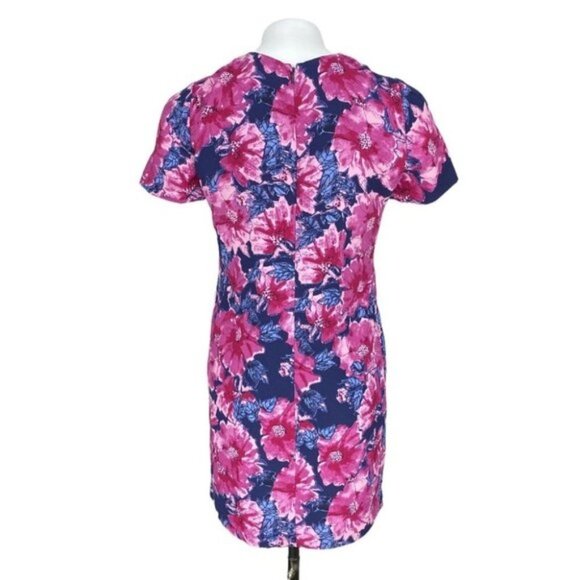 ARITZIA Babaton Patricio  Floral-Crepe T-shirt Dress Sz 0 - Picture 7 of 7